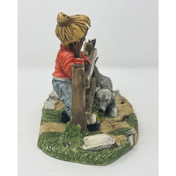 NATURECRAFT KNICK KNACK PADDY WACK Dog Bone #979 Black Americana England 1988 - Picture 4 of 12